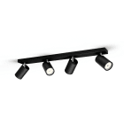 SIGNIFY ITALY SPA PCL5059430PN KOSIPO FARETTO 4 LUCI NERO IN METALLO