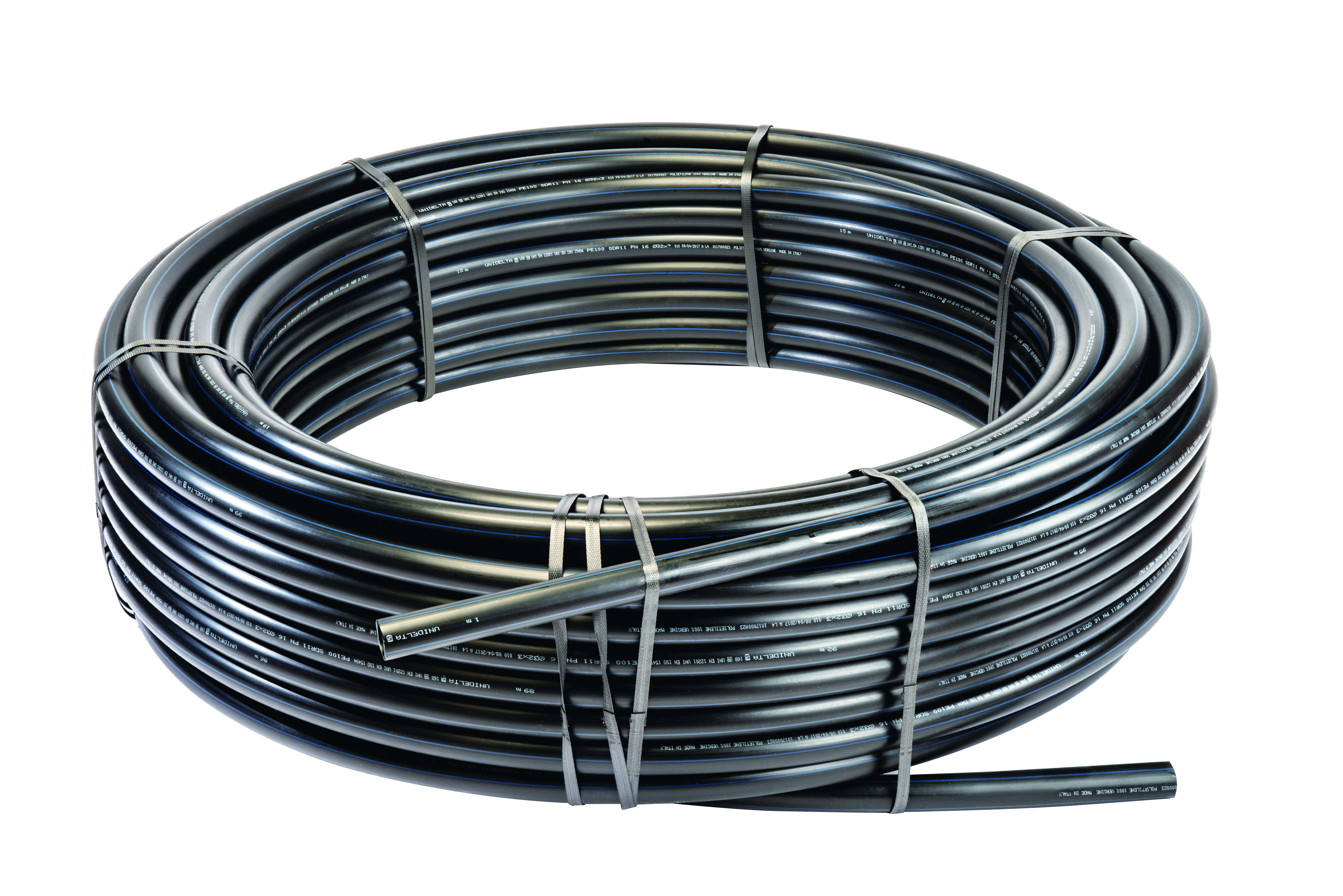 UNIDELTA SPA - UND2050010025100 TUBO PE100 PN10 D25