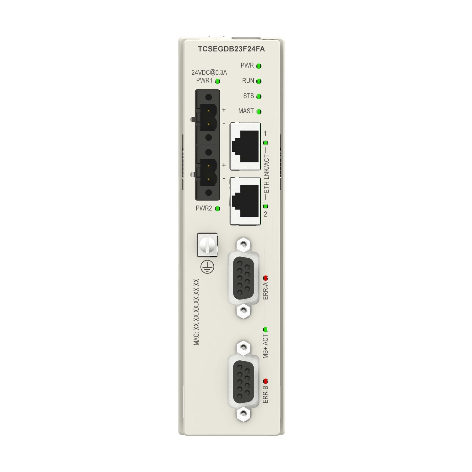 SCHNEIDER ELECTRIC - SNRTCSEGDB23F24FA Modulo proxy Modbus Plus - per PLC Modicon M340