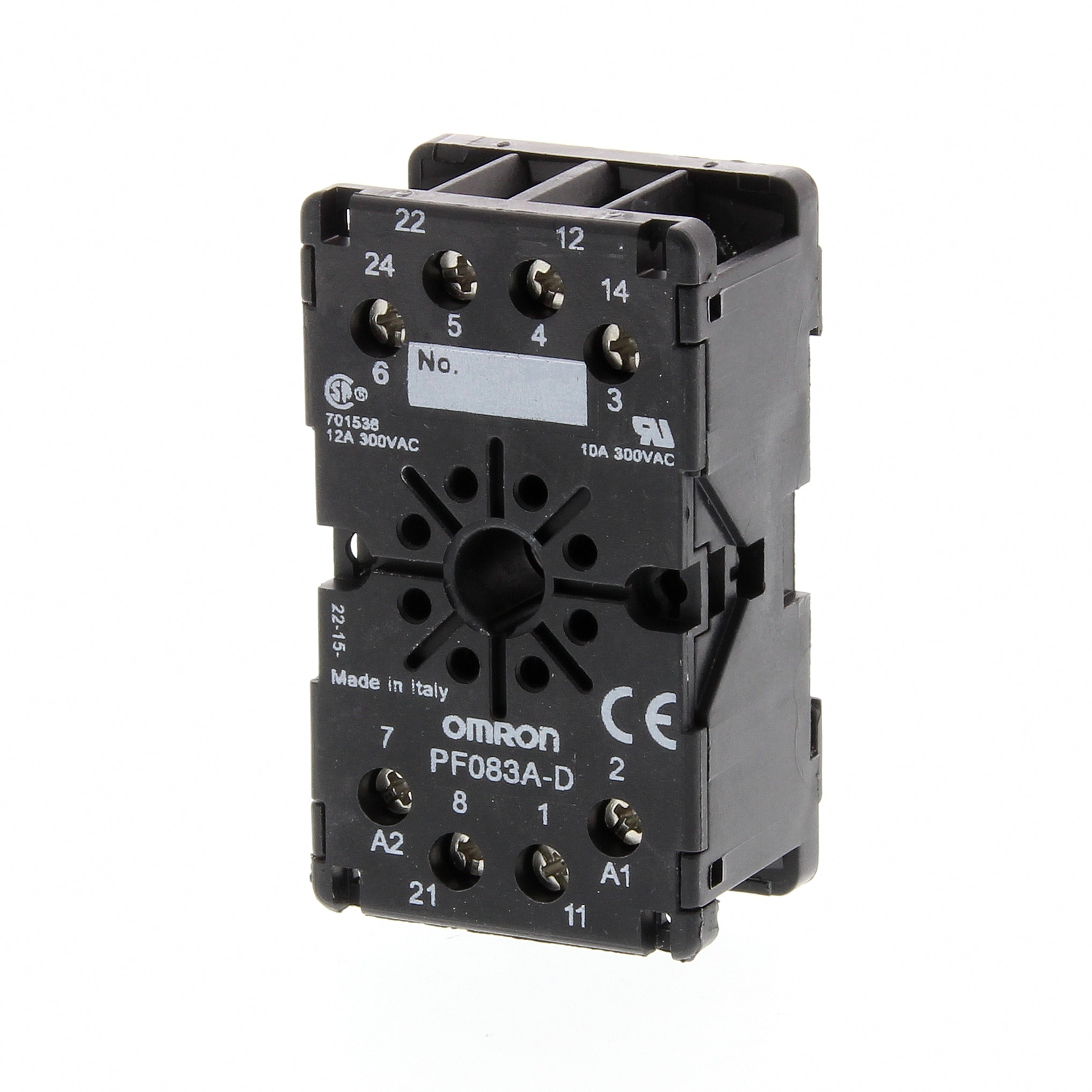 OMRON OMRPF083AD-15139400 ZOCCOLO-OCTALFRONTEQUADRDINTERMVITEDIN46