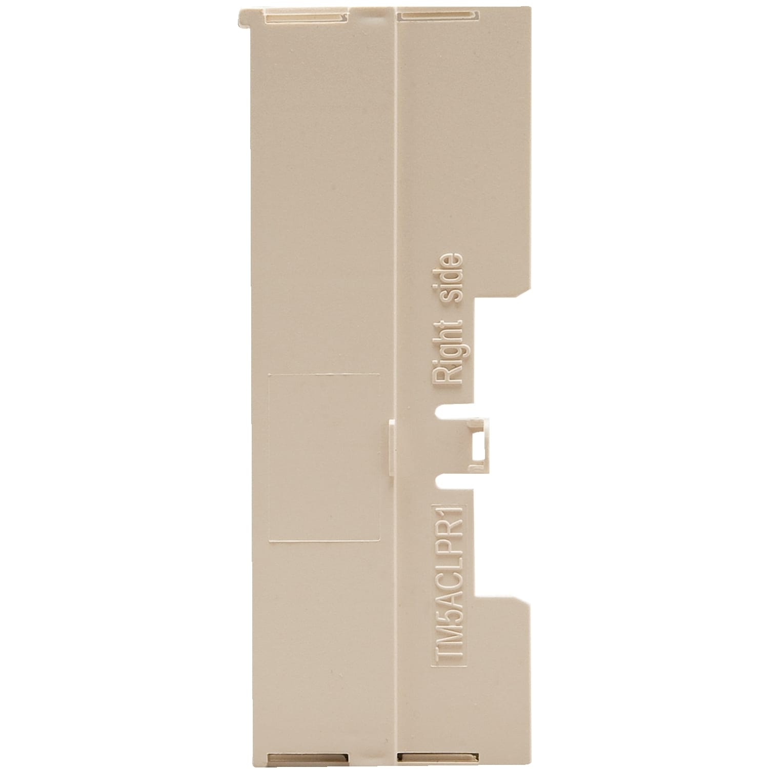 SCHNEIDER ELECTRIC - SNRTM5ACLPR10 PIASTRA RITENUTA DESTRA BASE BUS 10PZ