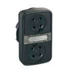 SCHNEIDER ELECTRIC - SNRZB5AW7A9 Filo/filo pulsante doppio luminoso Ø22 senza capsula