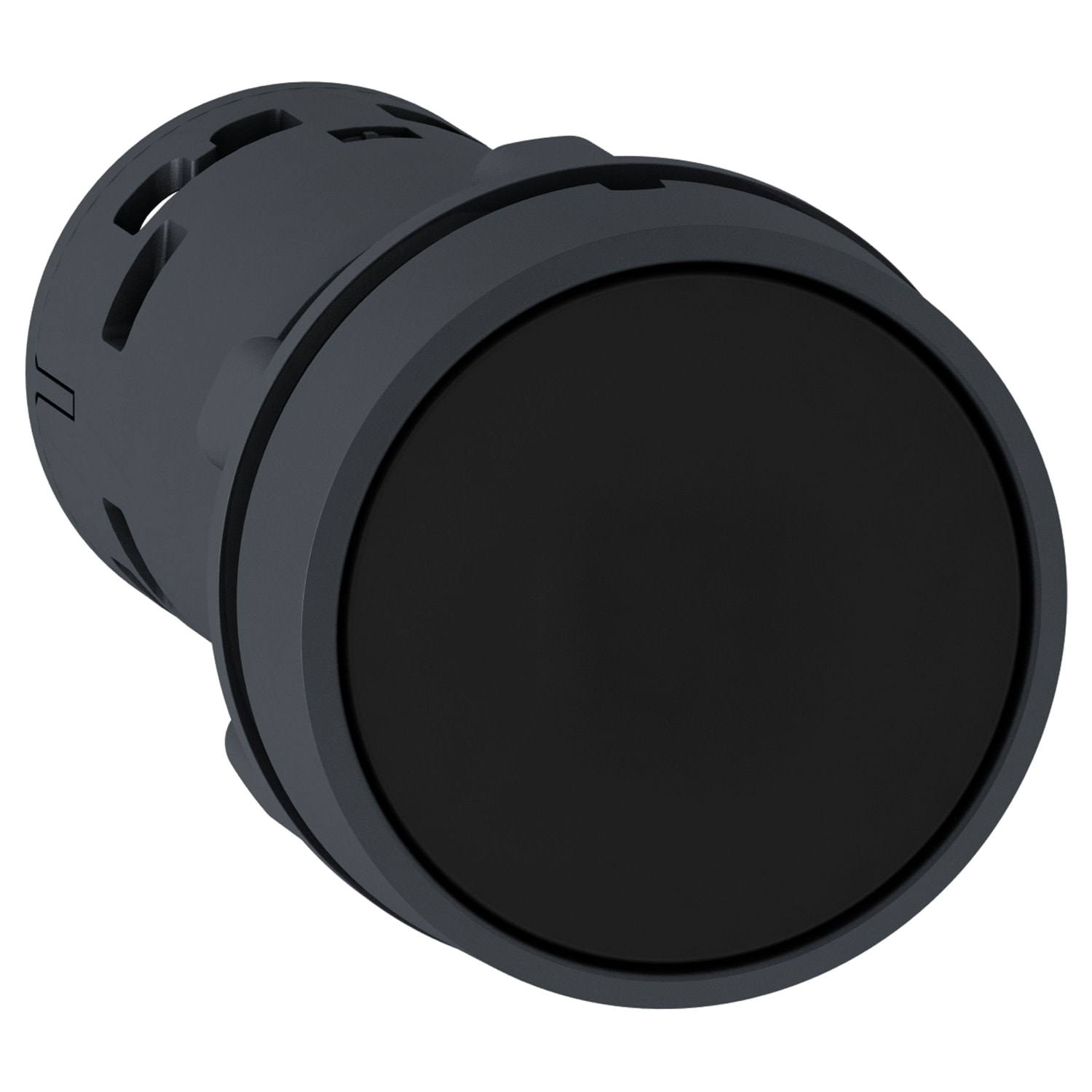 SCHNEIDER ELECTRIC - SNRXB7NH25 Pulsante filoghiera nero Ø22 - ad aggancio - 1 NO + 1 NC