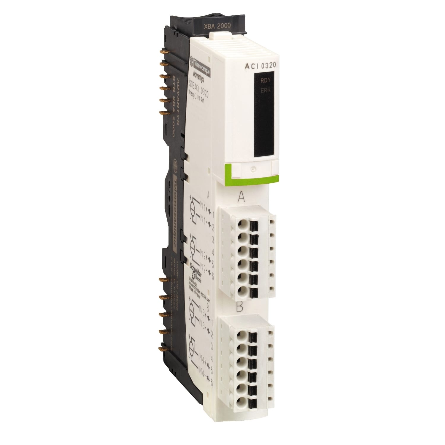 SCHNEIDER ELECTRIC - SNRSTBACI1230K KIT MODULO+CONN+BASE IN 2CH 0-20MA
