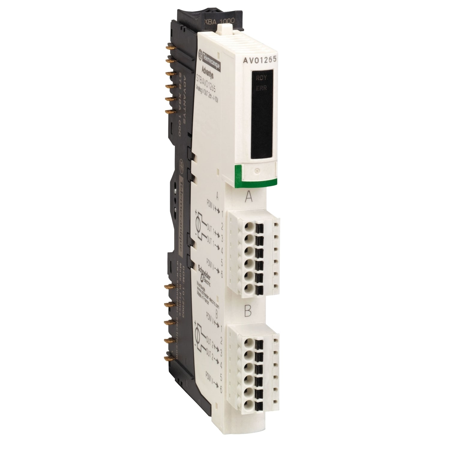 SCHNEIDER ELECTRIC - SNRSTBAVO1265K KIT MODULO+CONN +BASE-/+10V OUT 2CH