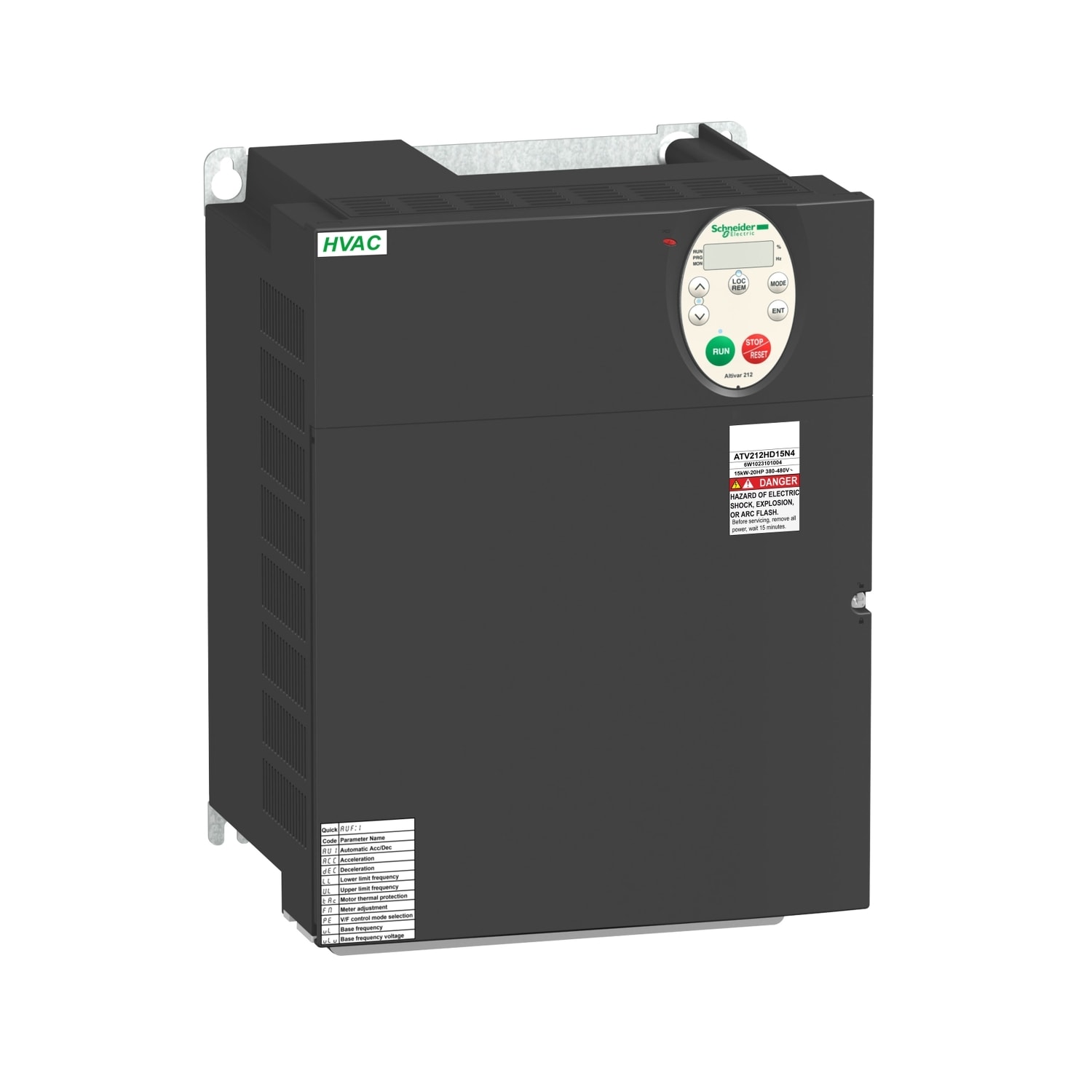 SCHNEIDER ELECTRIC - SNRATV212HD18N4 Variatore di velocità ATV212 - 18,5 kW - 25 HP - 480 V - trifase - EMC - IP21
