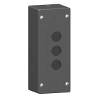 SCHNEIDER ELECTRIC - SNRXALG03 Pulsantiera vuota ambienti aggressivi - nero - 3 fori - 3 fori