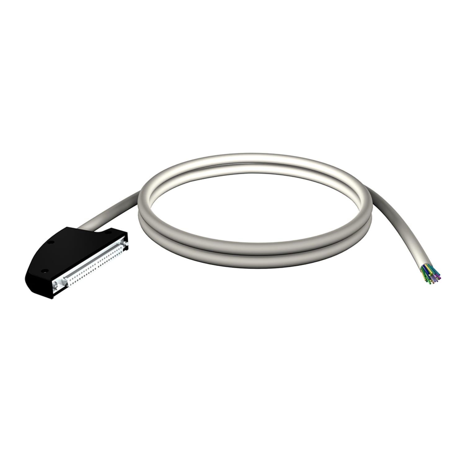 SCHNEIDER ELECTRIC - SNRBMXFCW1001 Set cablaggio - connettore 40 vie - fili liberi su 1 estr. - Per M340 I/O - 10 m