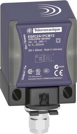 YAGEO TMSS ITALY SRL - TSIXS7C2A1PAM12 40X40 12 24V DC PNP NO 3FIL SN 15 M12