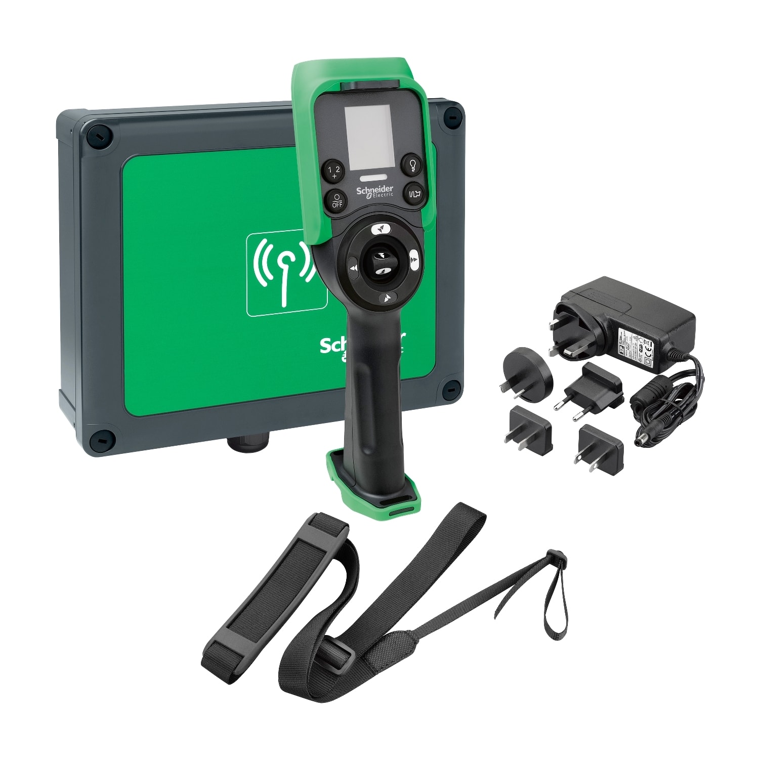 SCHNEIDER ELECTRIC - SNRXARSK8D18W Kit XARS8D18W + caricabatteria + tracolla + cavo USB/RJ45 + software config.