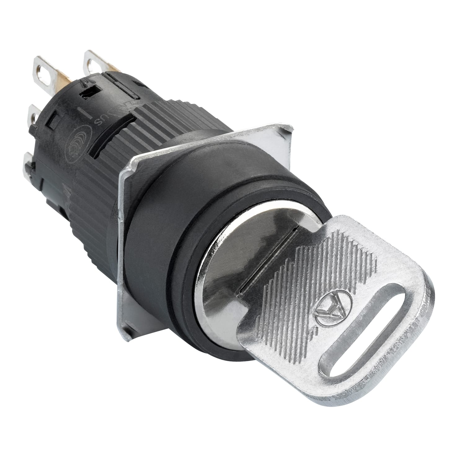 SCHNEIDER ELECTRIC - SNRXB6EAG221P Selettore nero Ø16 - a chiave - 2 posizioni - 1 NC/NO