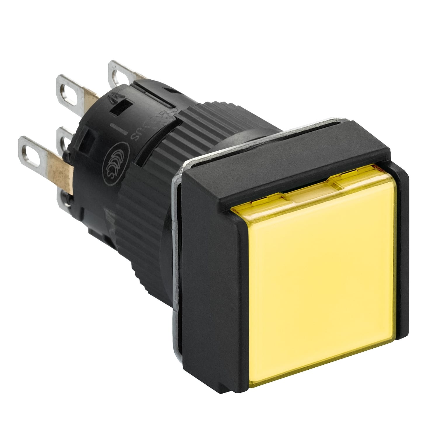 SCHNEIDER ELECTRIC - SNRXB6ECW5B2P Pulsante luminoso giallo Ø16 - filoghiera ad impulso - 24V - 2NC/NO