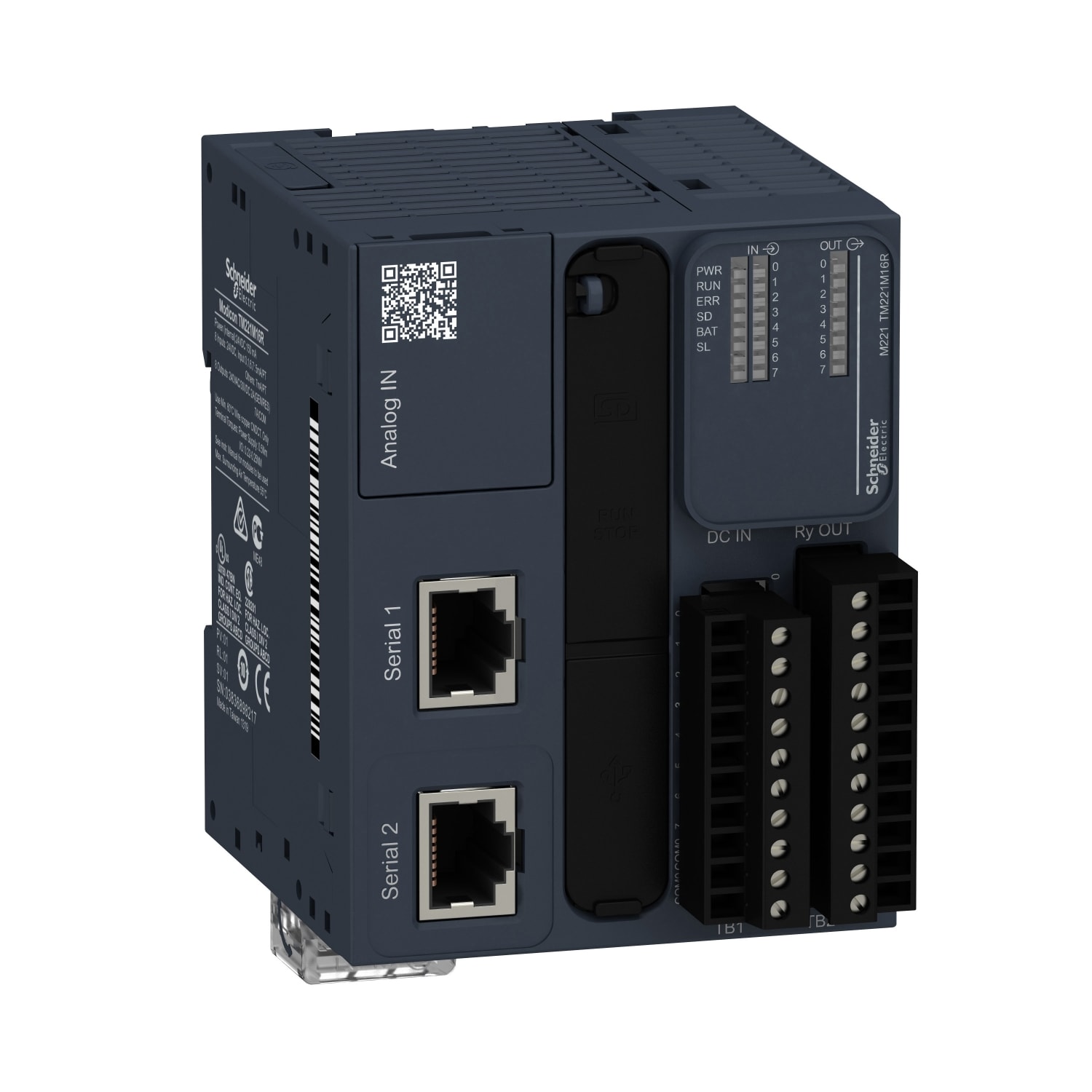 SCHNEIDER ELECTRIC - SNRTM221M16R Controllore M221 16 I/O relè