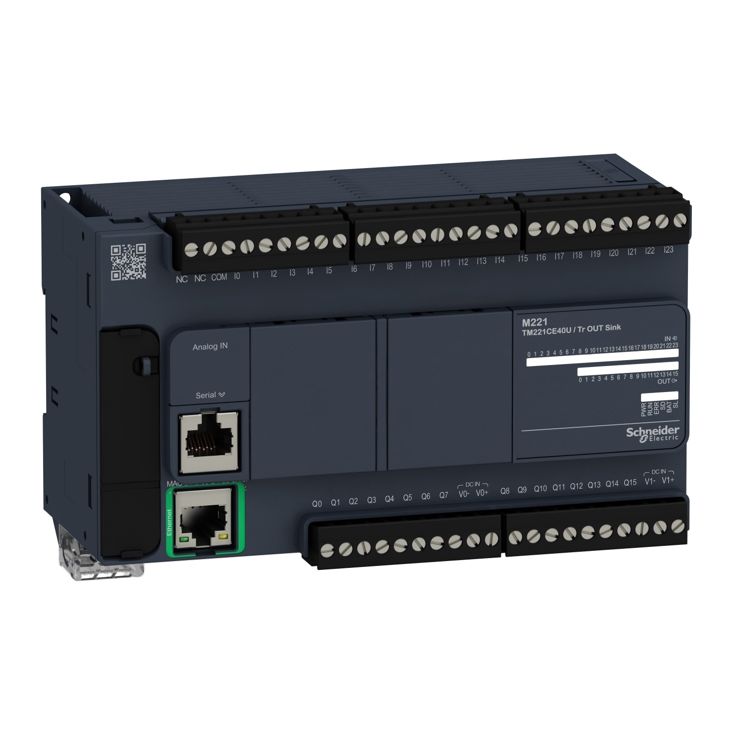 SCHNEIDER ELECTRIC SNRTM221CE40U CONTROLLORE M221 40 I/O TR NPN ETH