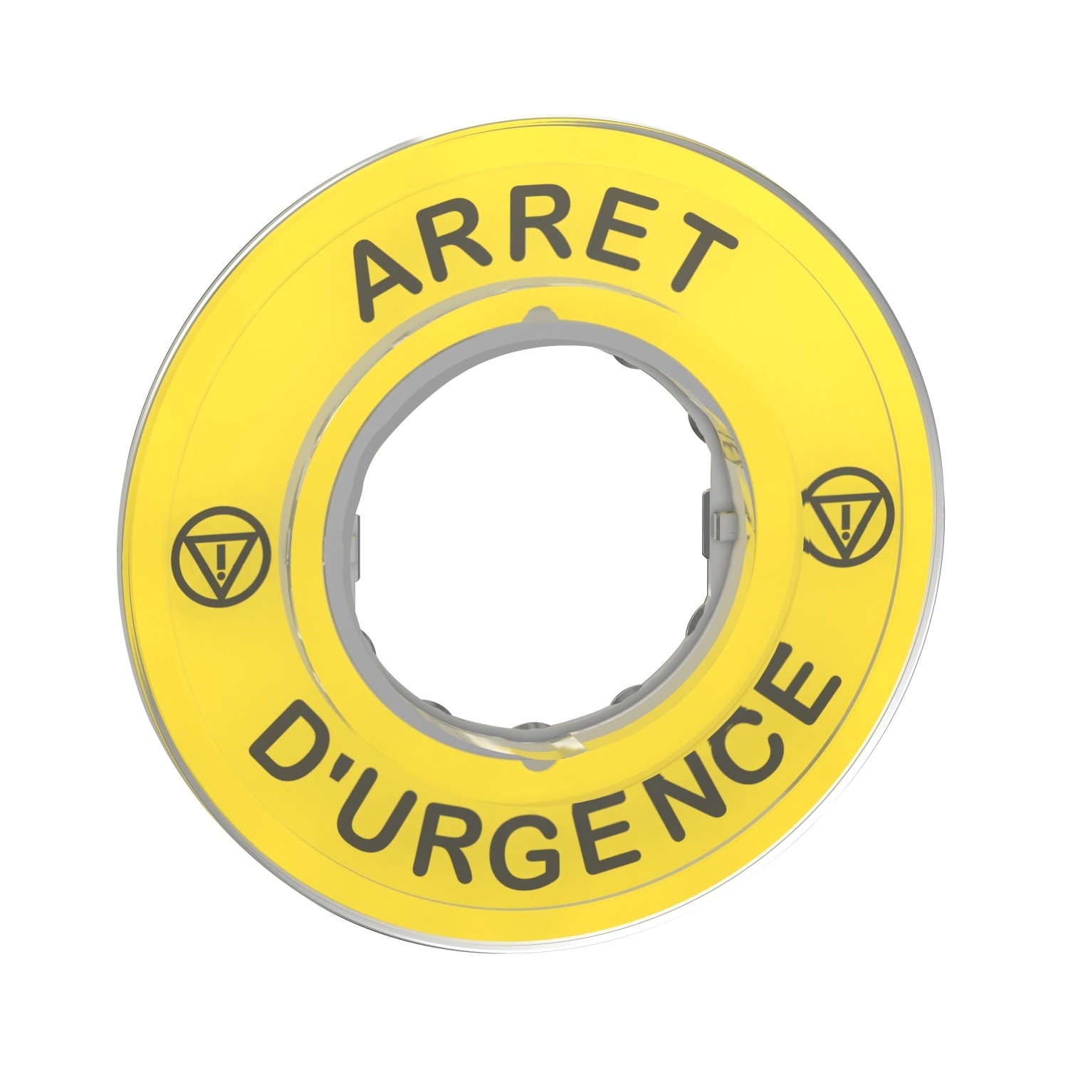 SCHNEIDER ELECTRIC SNRZBY9120 ETICHETTA ARRET D URGENCE 3D