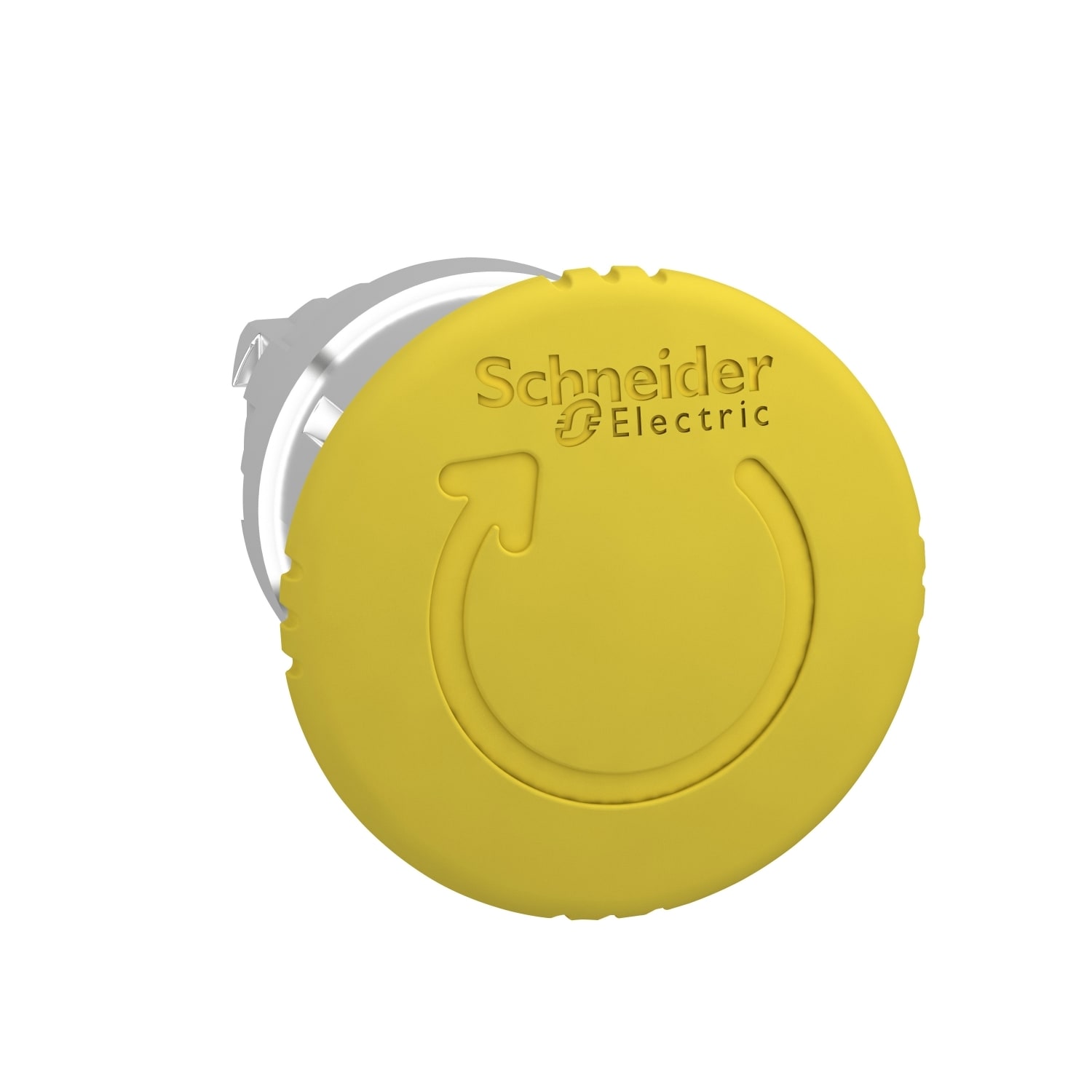 SCHNEIDER ELECTRIC - SNRZB4BS55 Testa pulsante Ø22 - sblocco rotazione - fungo Ø40mm - gialla