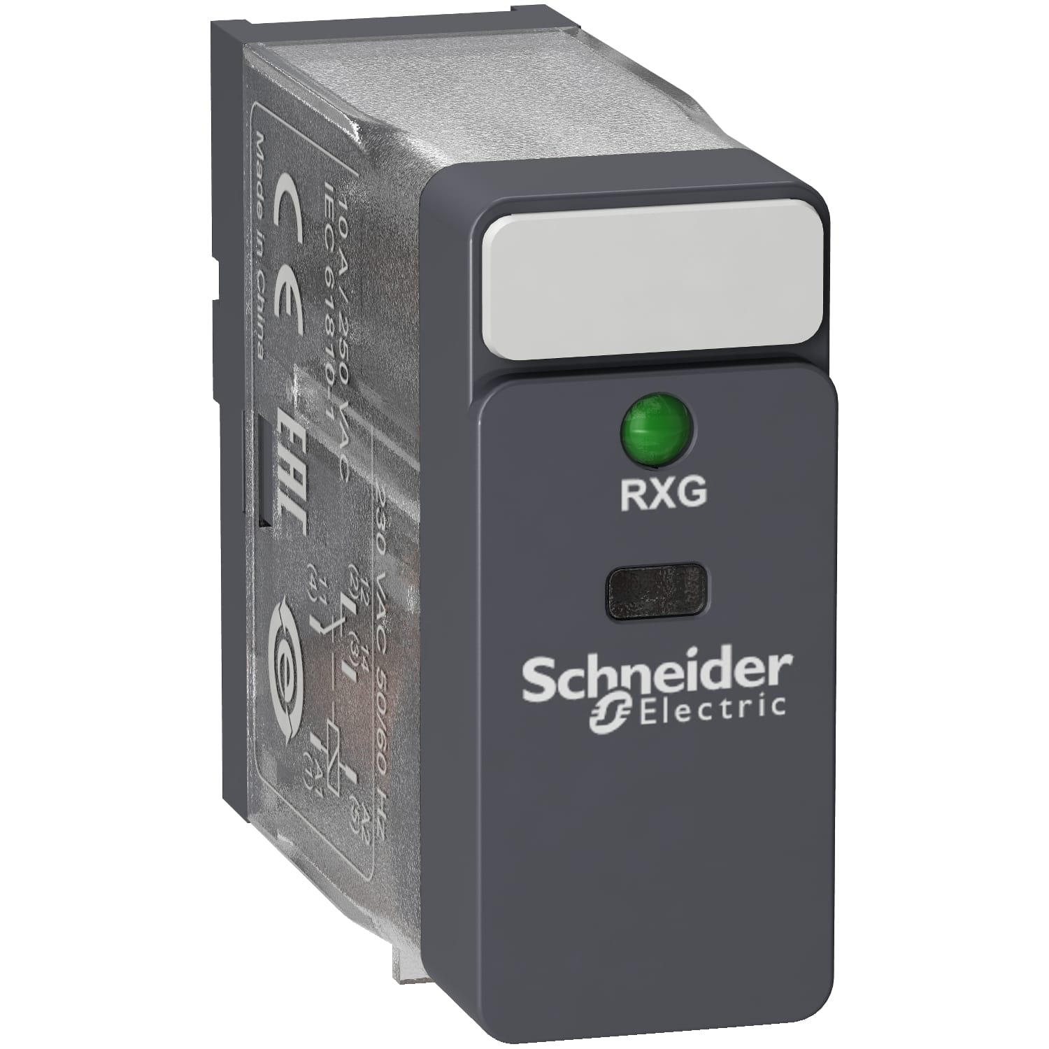 SCHNEIDER ELECTRIC - SNRRXG13P7 Relè interfaccia Harmony RXG - 1 NC/NO standard - 230 VAC - 10 A - con led