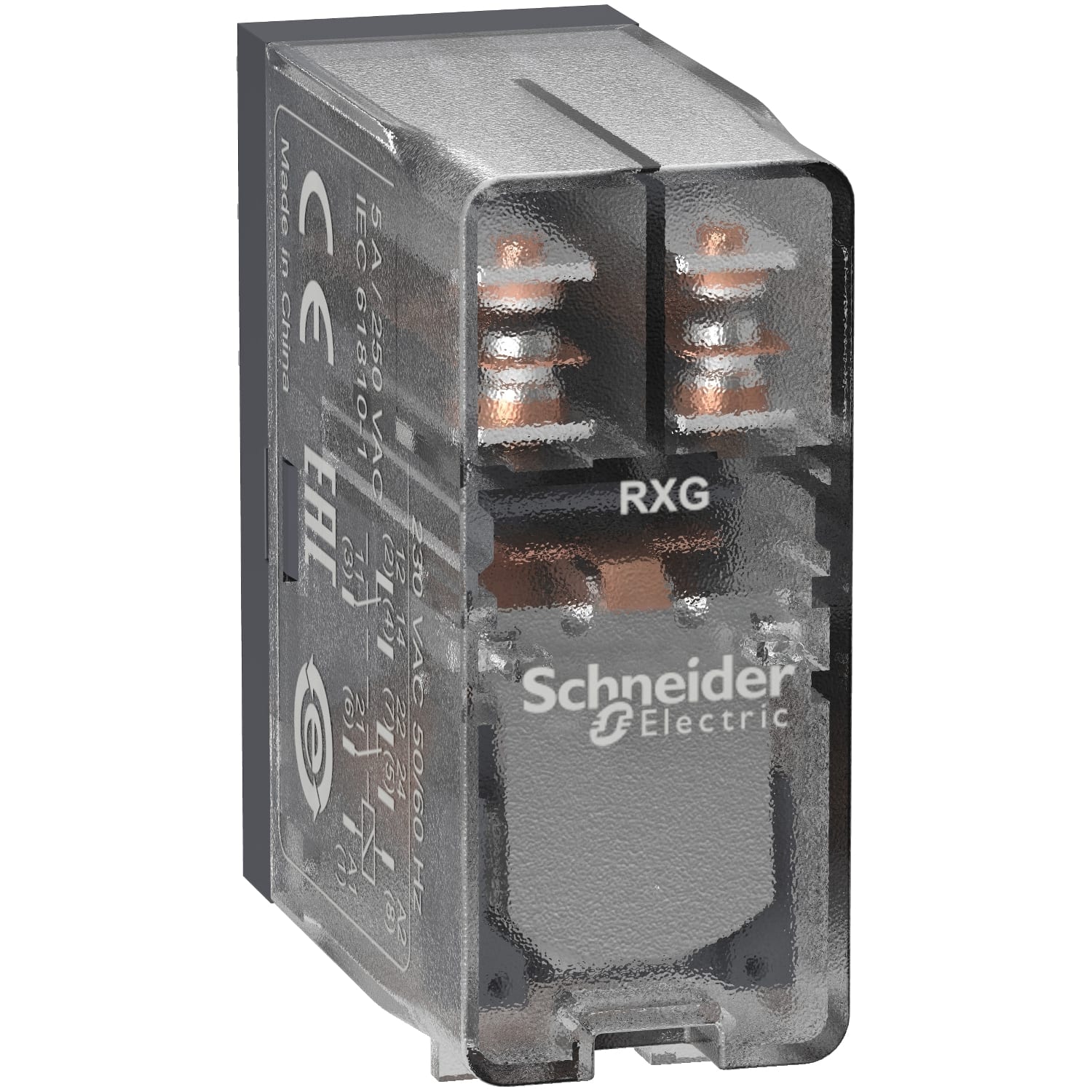 SCHNEIDER ELECTRIC - SNRRXG25B7 Relè interfaccia Harmony RXG - 2 NC/NO - 24 VAC - 5 A