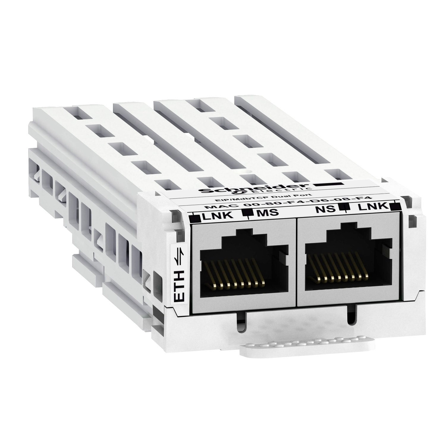SCHNEIDER ELECTRIC - SNRVW3A3721 Modulo di comunicazione EtherNet IP Modbus TCP MultiDrive Link , Altivar, 10 o 100 Mbps, 2 connettori RJ45