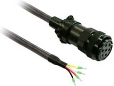 SCHNEIDER ELECTRIC - SNRVW3M5D6AR50 BCH2 CAVO MOT. 5M, 4X6MM CONN. MIL.