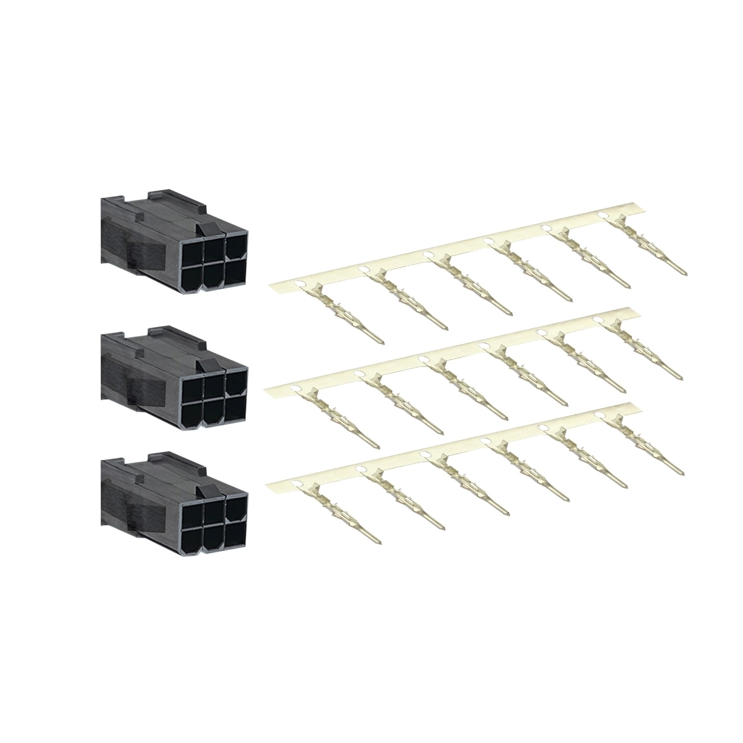 SCHNEIDER ELECTRIC - SNRVW3M5D1F LXM28 kit 3 connettori motore 40/60/80mm con freno