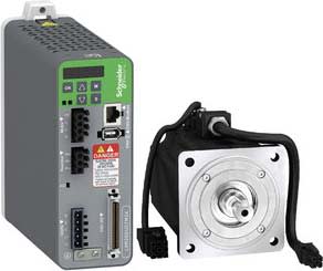 SCHNEIDER ELECTRIC - SNRBCH2LF0733CF5C Servomotore BCH2 Low Inerzia 80mm 750W 3000rpm albero con chiavetta IP65 SingleT freno fili sciolti