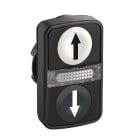 SCHNEIDER ELECTRIC - SNRZB5AW7A1724 TESTA PULSANTE A DOPPIO TASTO LUMINOSO