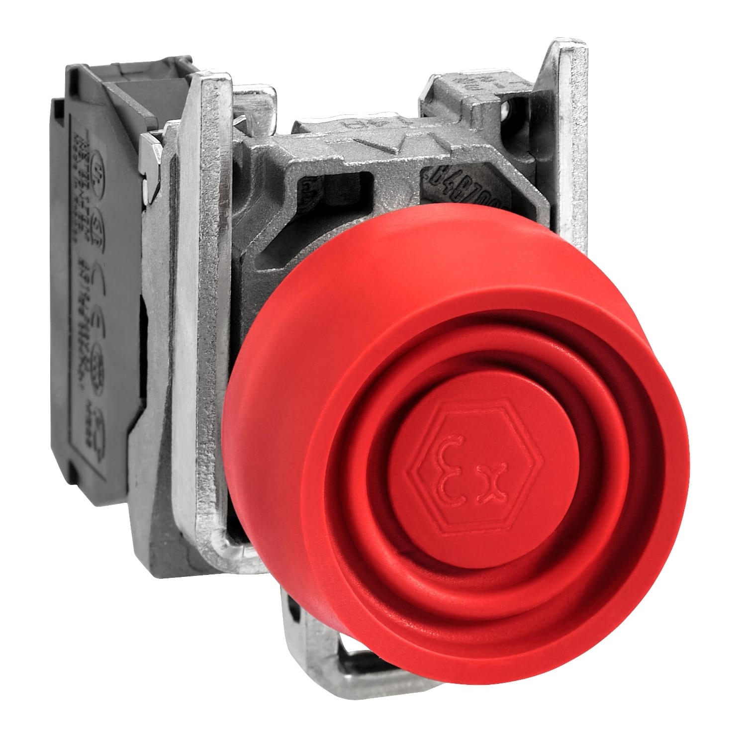 SCHNEIDER ELECTRIC - SNRXB4BPS42EX Pulsante rosso Ø22 - con ritorno - 1 NC - ATEX