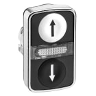 SCHNEIDER ELECTRIC SNRZB4BW7A1724 TESTA PULSANTE A DOPPIO TASTO LUMINOSO