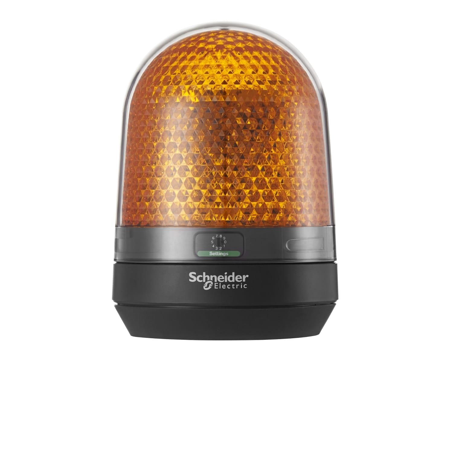 SCHNEIDER ELECTRIC - SNRXVR3B05 Dispositivo a luce rotante, senza buzzer, 12-24 VDC, arancio