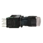 SCHNEIDER ELECTRIC - SNRXB6AW1B1B Pulsante luminoso bianco Ø16 - filoghiera ad impulso - 24V - 1NO