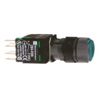 SCHNEIDER ELECTRIC - SNRXB6AF3B1B Pulsante luminoso verde Ø16 - ROTONDO, ad aggancio - 12..24V - 1NO