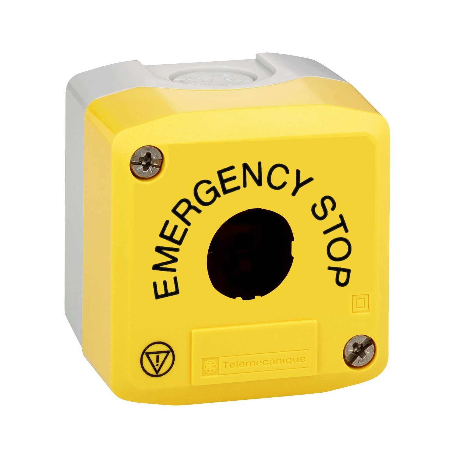 SCHNEIDER ELECTRIC SNRXALK01H29 PULSANTIERA VUOTA GIALLA BASE GRIGIA