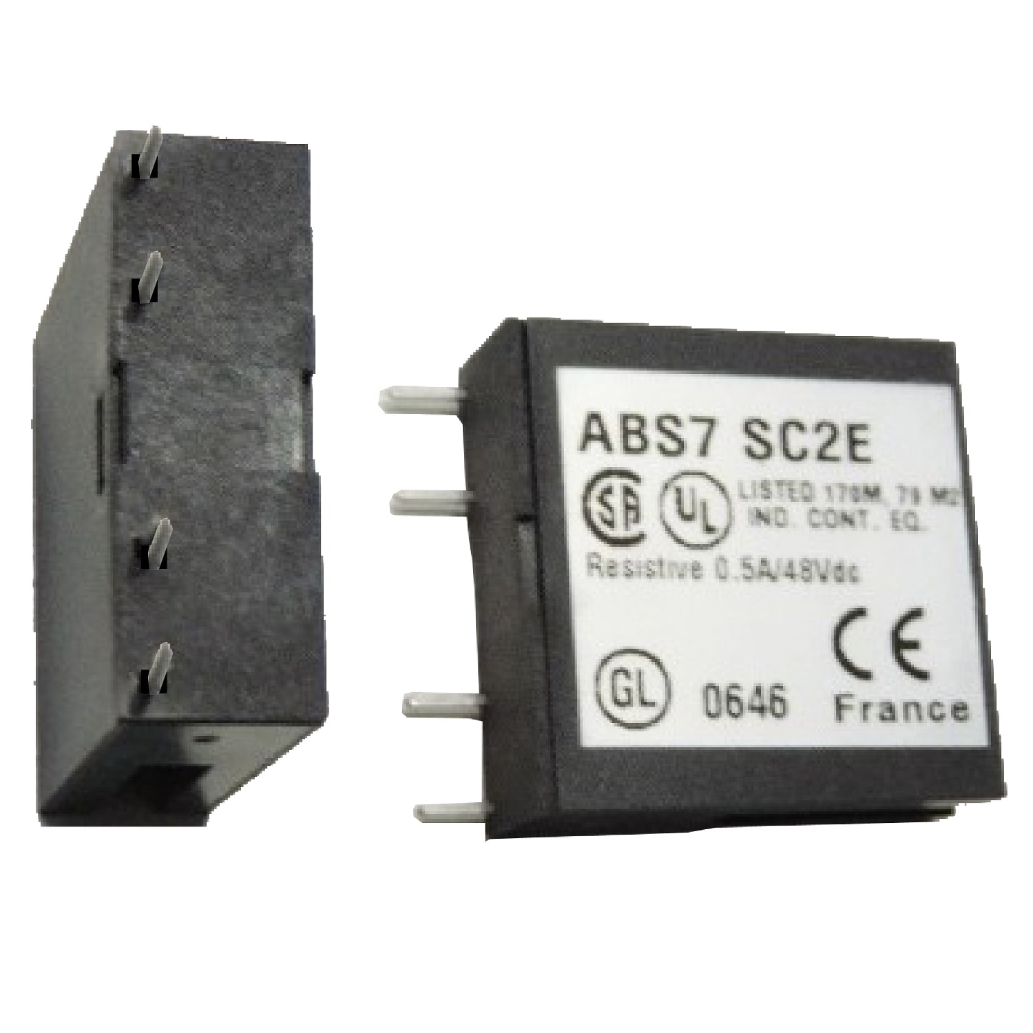 SCHNEIDER ELECTRIC - SNRABS7SC2E Relè a stato solido plug-in - 10 mm - output - 5..48 V CC - 0,5 A