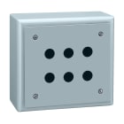 SCHNEIDER ELECTRIC SNRXB2SL32009 PULSANTIERA VUOTA ALLUMINIO 6 FORI 3FILE