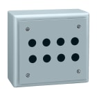 SCHNEIDER ELECTRIC - SNRXB2SL42009 PULSANTIERA VUOTA METALLO 8 FORI 4 FILE