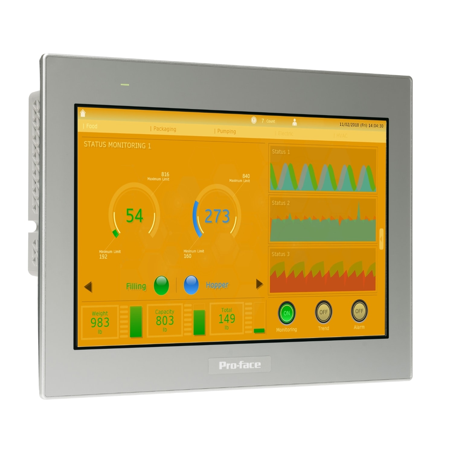 SCHNEIDER ELECTRIC - SNRPFXST6600WAD PRO-FACE 12 WIDE BASIC HMI