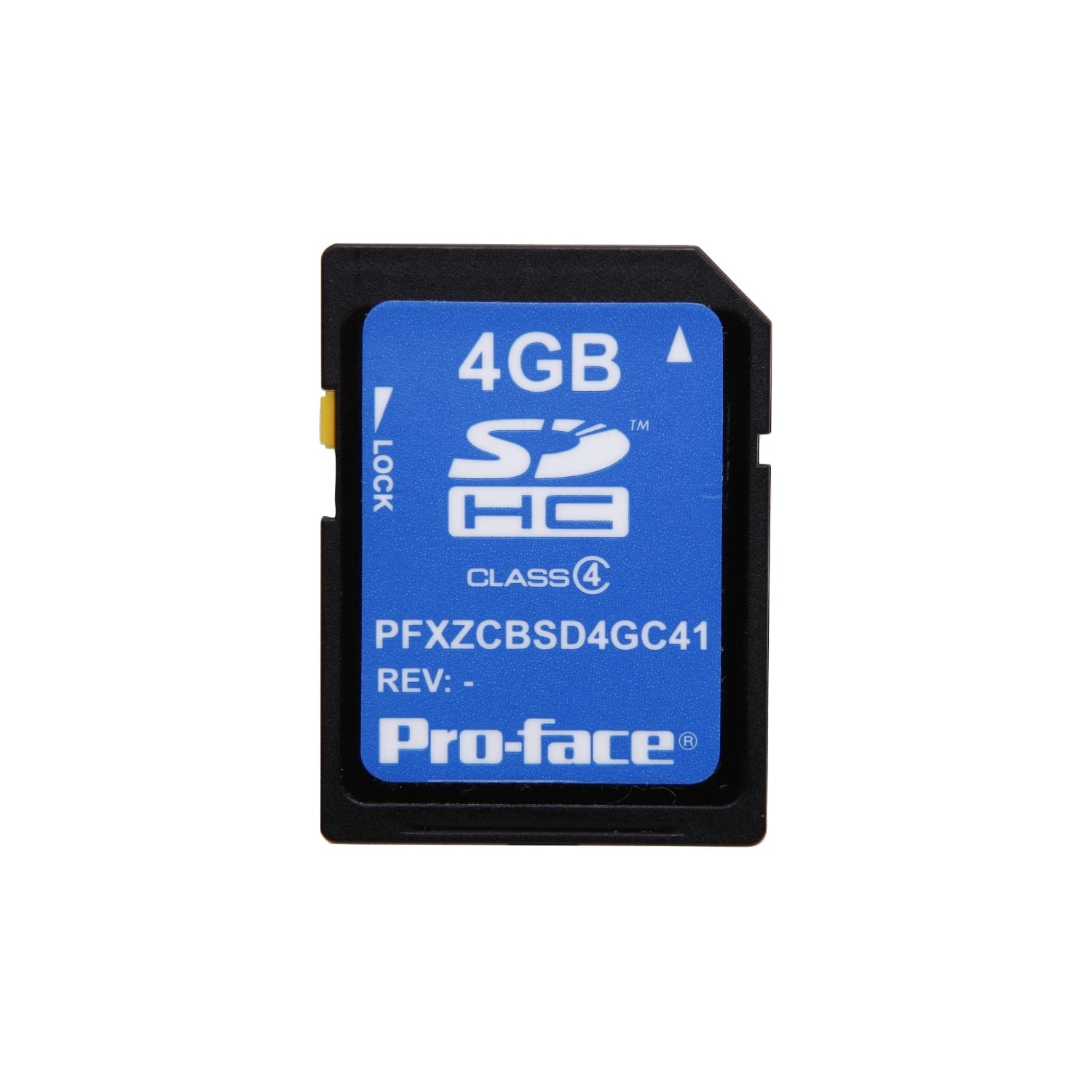 SCHNEIDER ELECTRIC SNRPFXZCBSD4GC41 SD MEMORY CARD 4GB