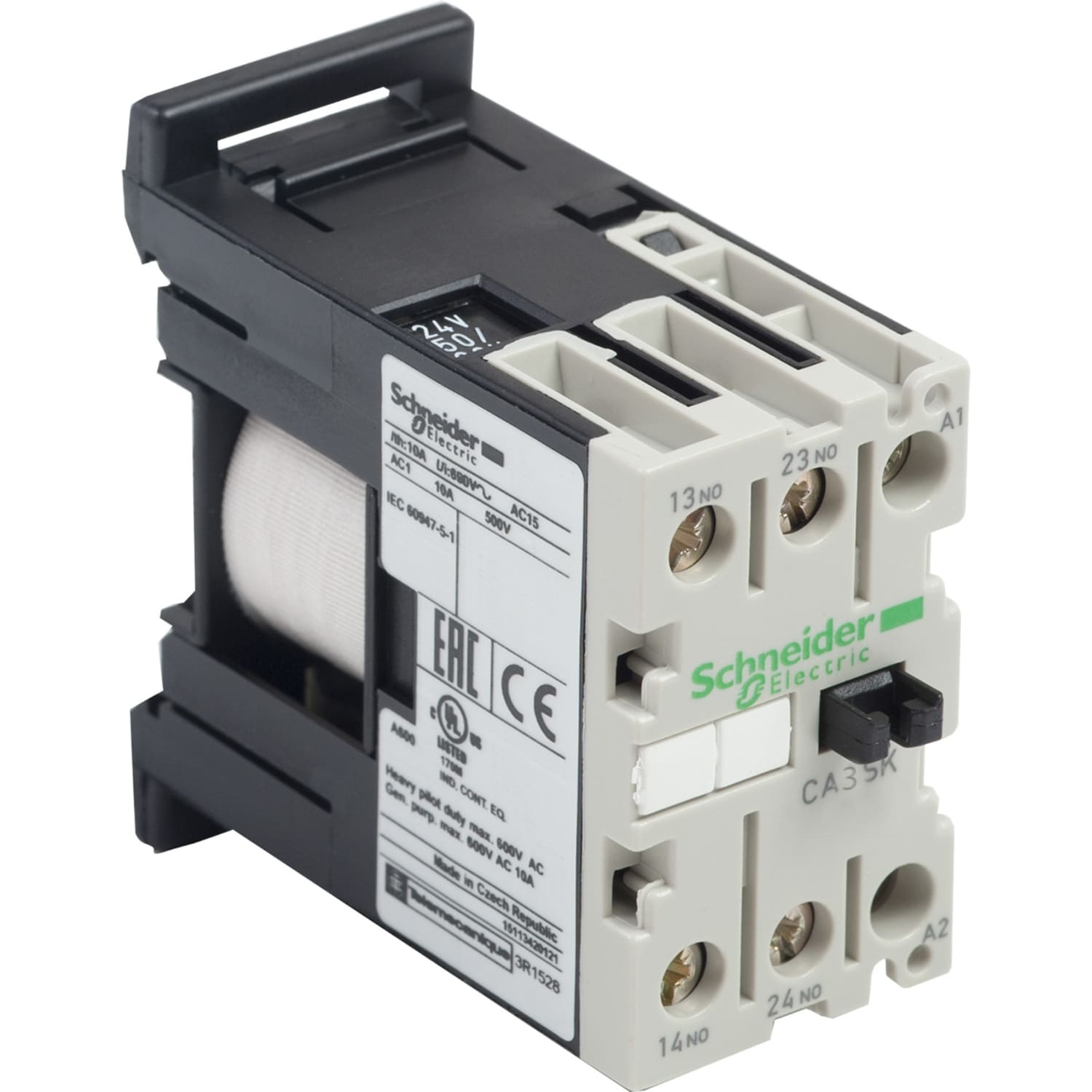 SCHNEIDER ELECTRIC - SNRCA3SK11BD Contattore ausiliario TeSys CA3SK - 10 A - 24 V CC