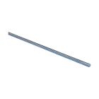 NVENT ERICO - ERI592570 THREADED ROD,STEEL,EG,M6 ROD,1,000 MM