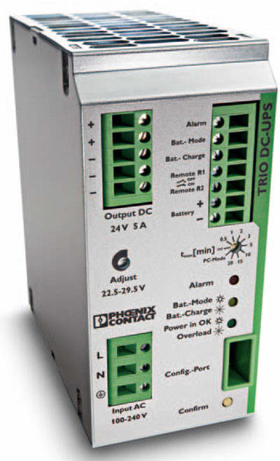 PHOENIX CONTACT - PHC2866611 TRIO-UPS/1AC/24DC/ 5 DC UPS