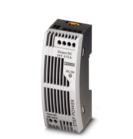 PHOENIX CONTACT PHC2868622 STEP-PS/ 1AC/24DC/0.75/FL ALIMENTATORE