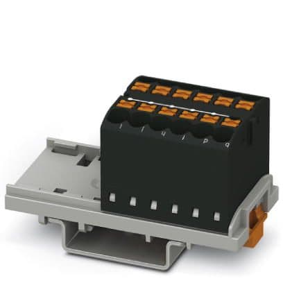 PHOENIX CONTACT PHC3273036 PTFIX 12X2,5-NS35 BK MORS. DI DISTRIBUZI