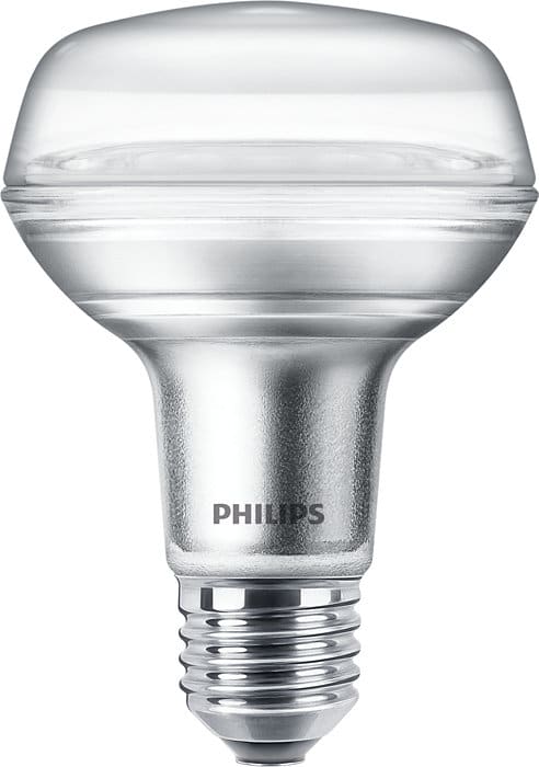 SIGNIFY ITALY SPA PHLCLAR806082736 CorePro, LED, R80, 60 W, E27, 2700 K, 345 lm, CRI 80, 15000 ore