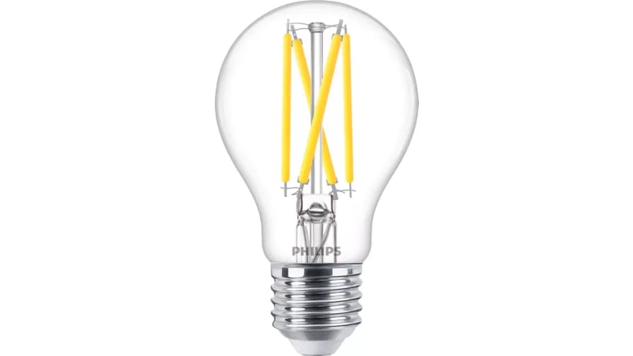SIGNIFY ITALY SPA PHLML60927CLG2 LED, A60, 60 W, E27, 2200 K, 2700 K, 806 lm, CRI 95, 25000 ore, Vetro