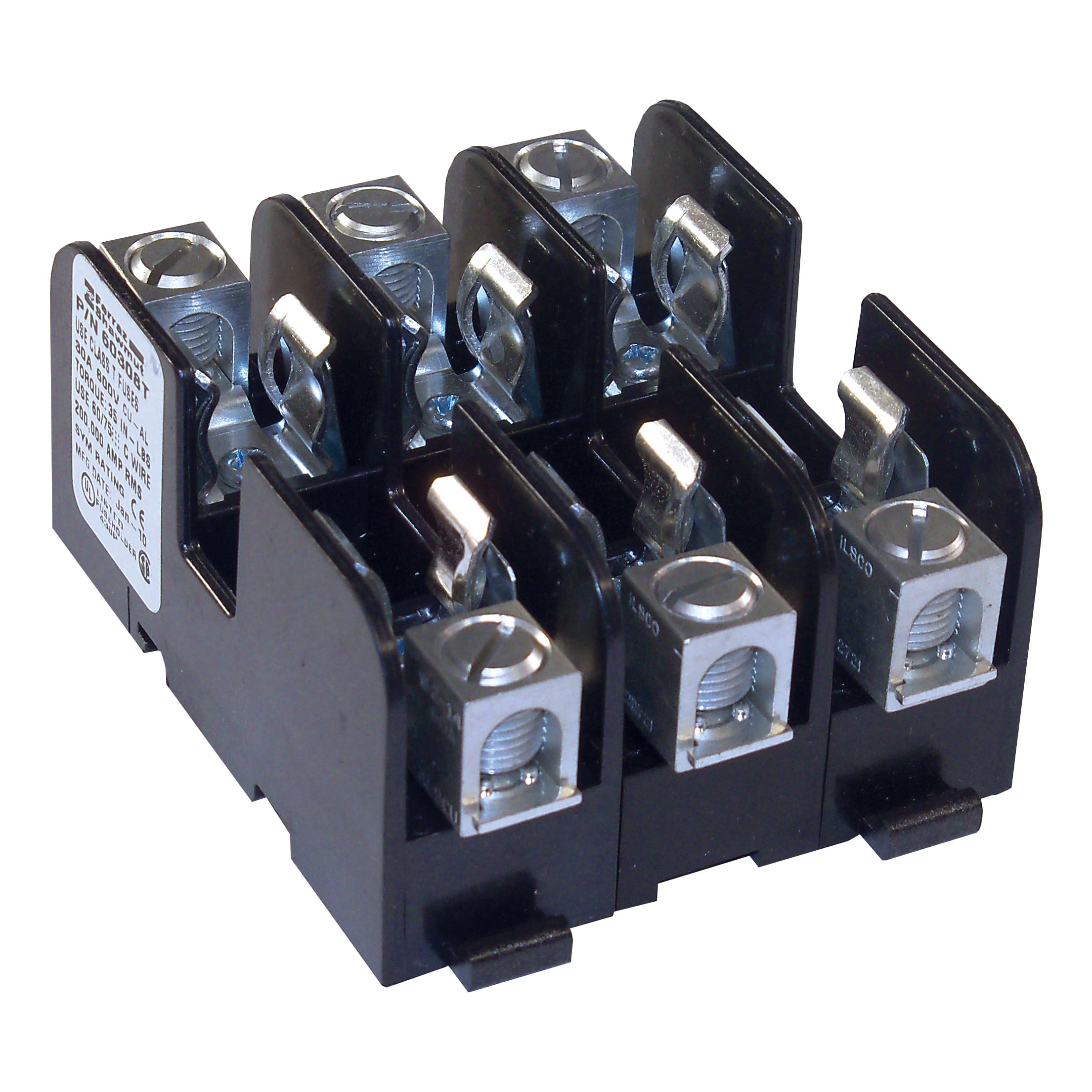 MERSEN ITALIA SPA XES60308T PORTAFUS. CLASSE T 3P 600V-30A AL BOX