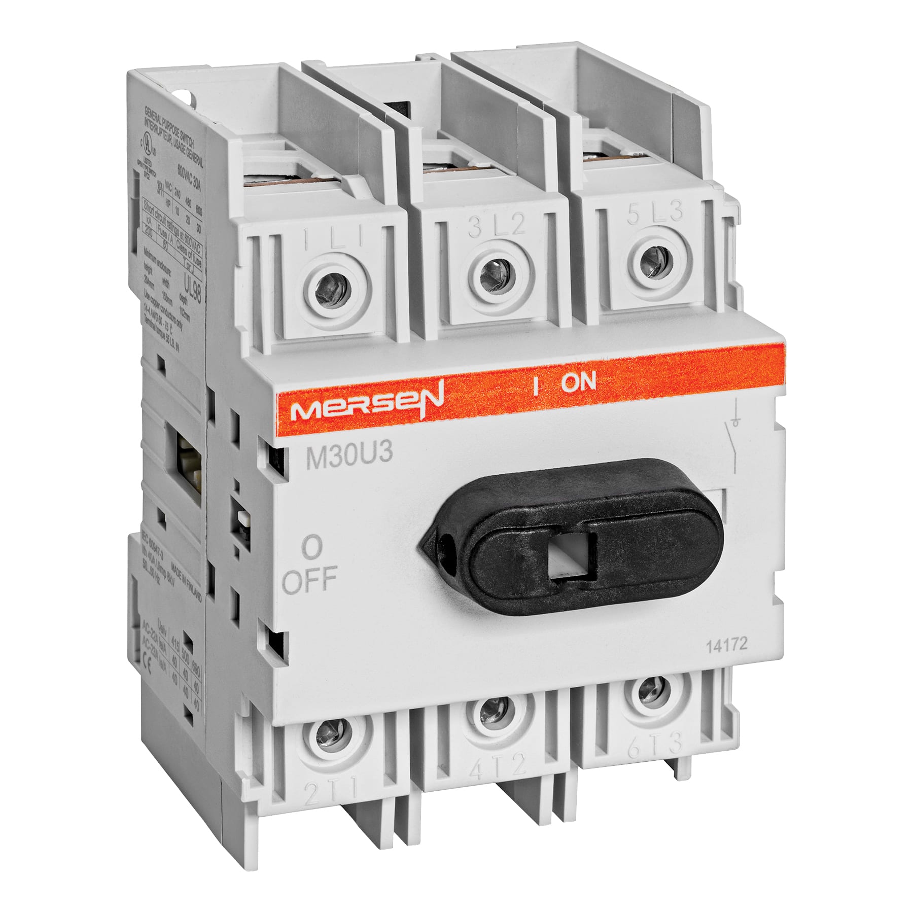 MERSEN ITALIA SPA XESM30U3 UL98 SWITCH 30A 3P