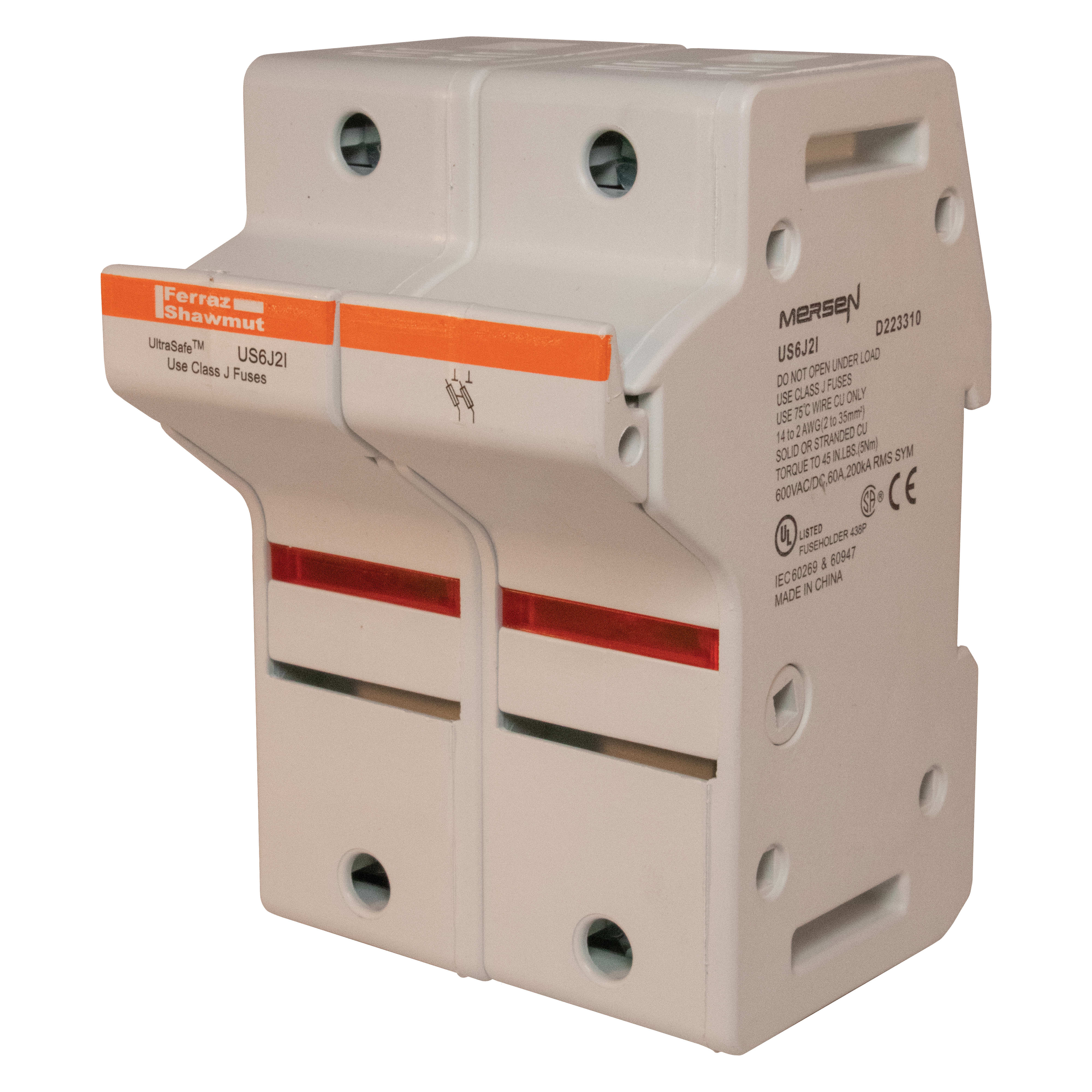 MERSEN ITALIA SPA XESUS6J2I 60A J 2P ULTRASAFE W/IND