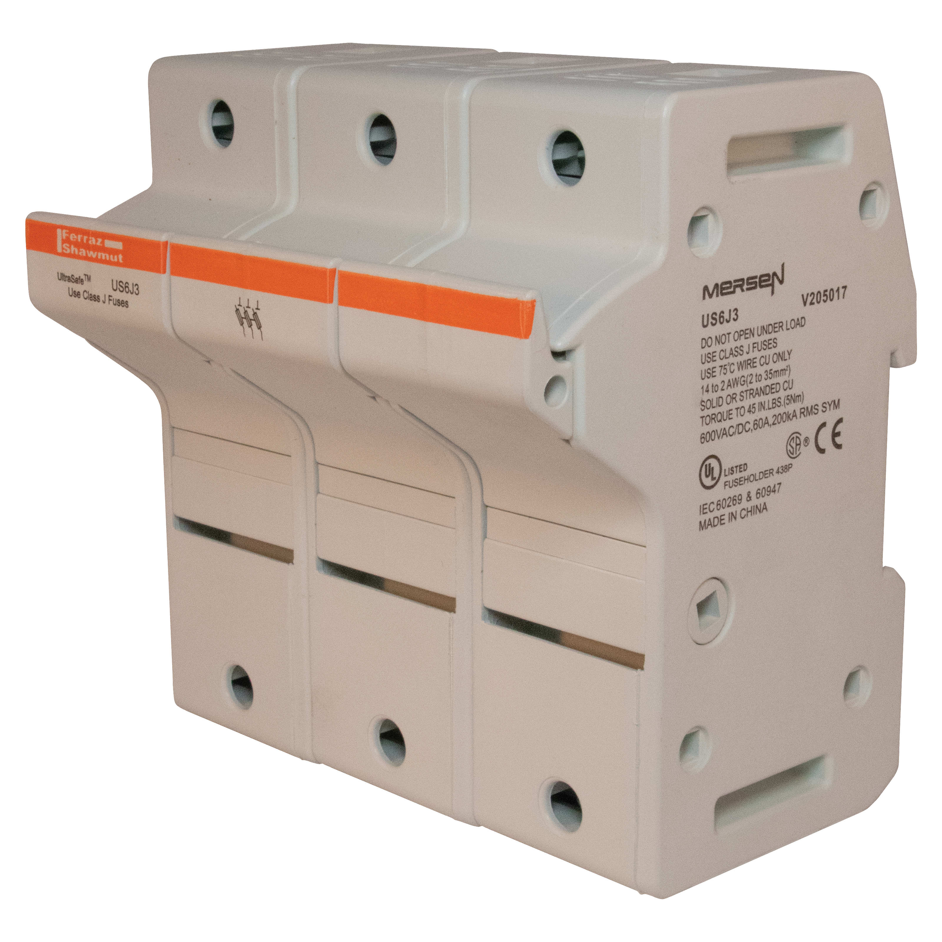 MERSEN ITALIA SPA XESUS6J3 60A J 3P ULTRASAFE