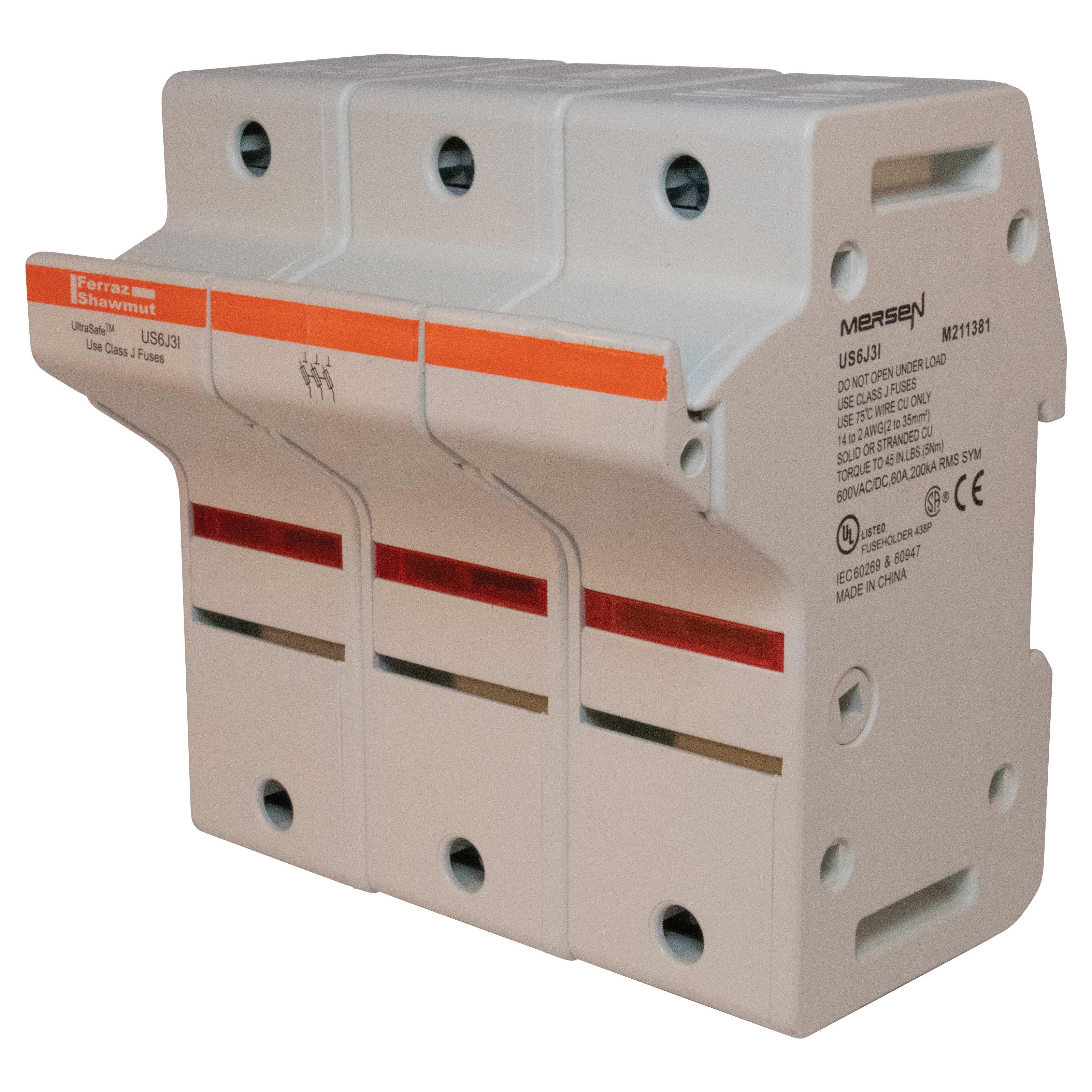 MERSEN ITALIA SPA XESUS6J3I PORTAFUS. AMP TRAP CLASSE J 31-60A 3P